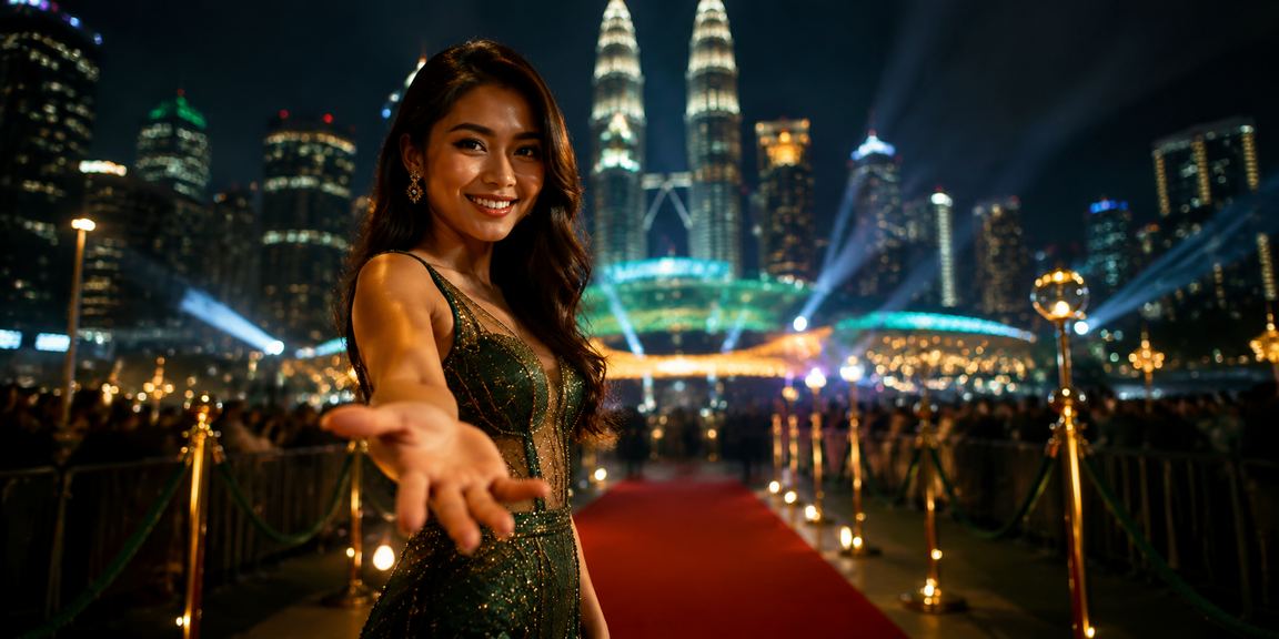 Suasana hiburan kasino Kuala Lumpur dengan dekorasi gaya Melayu tempatan