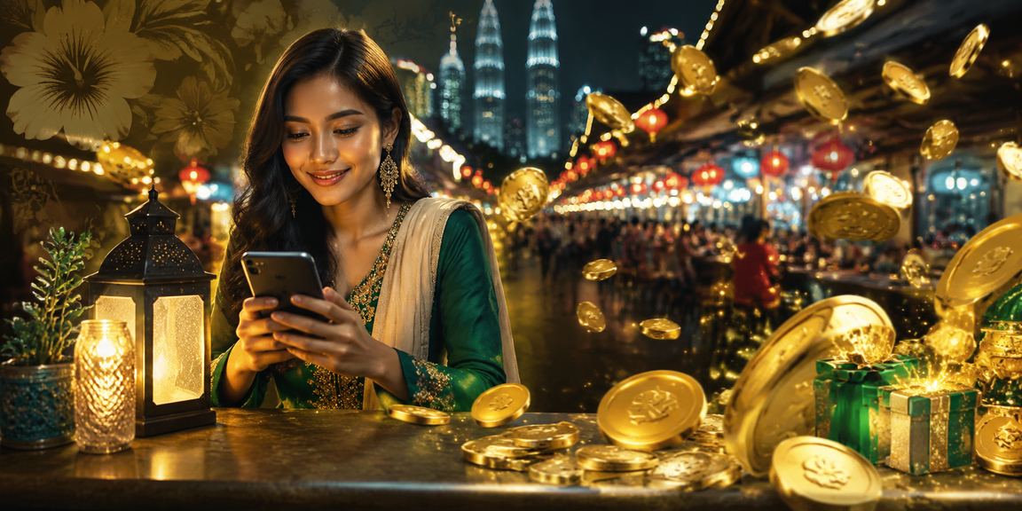 Pemain Kuala Lumpur menggunakan kasino mudah alih semasa perayaan Hari Raya